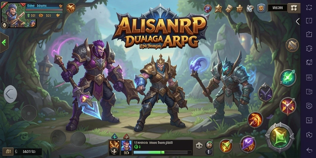 Gameplay seru dengan pertarungan dinamis di ALISANRP.