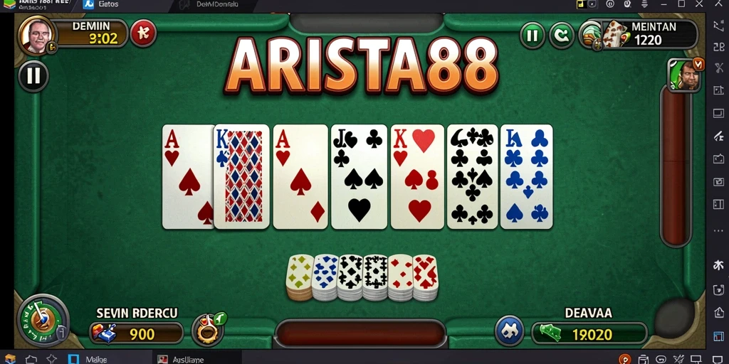 Gameplay seru di ARISTA88 dengan berbagai pilihan Domino.