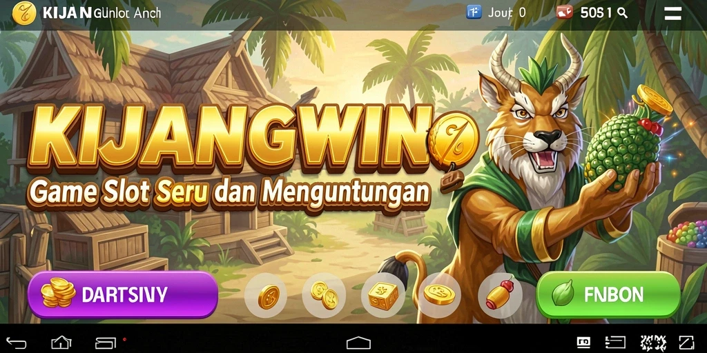 Tampilan menarik dari gameplay KIJANGWIN yang penuh warna.