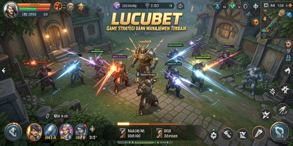 Tampilan gameplay LUCUBET yang penuh strategi dan aksi.