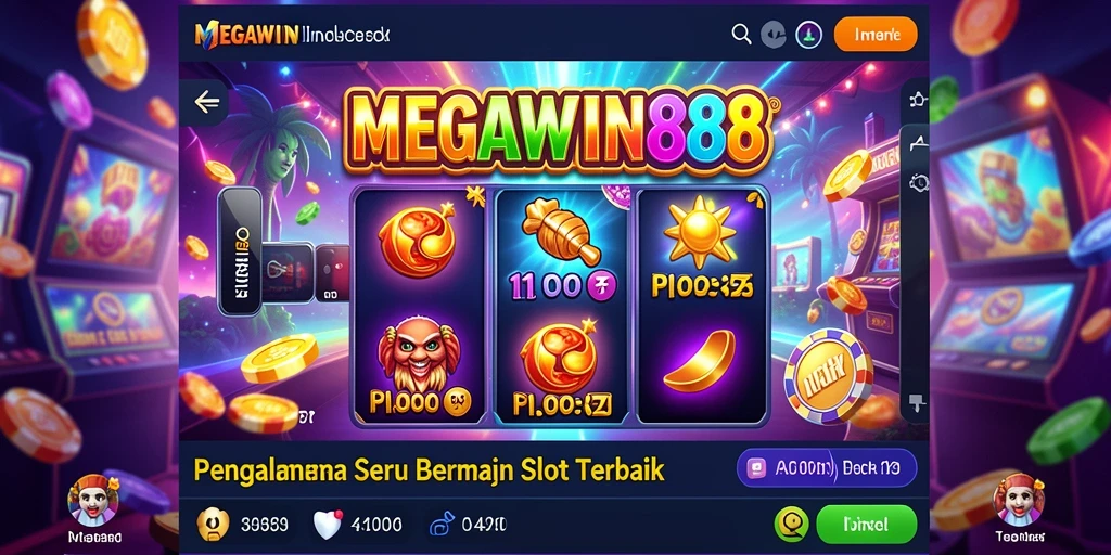 Tampilan gameplay menarik dari slot MEGAWIN888.