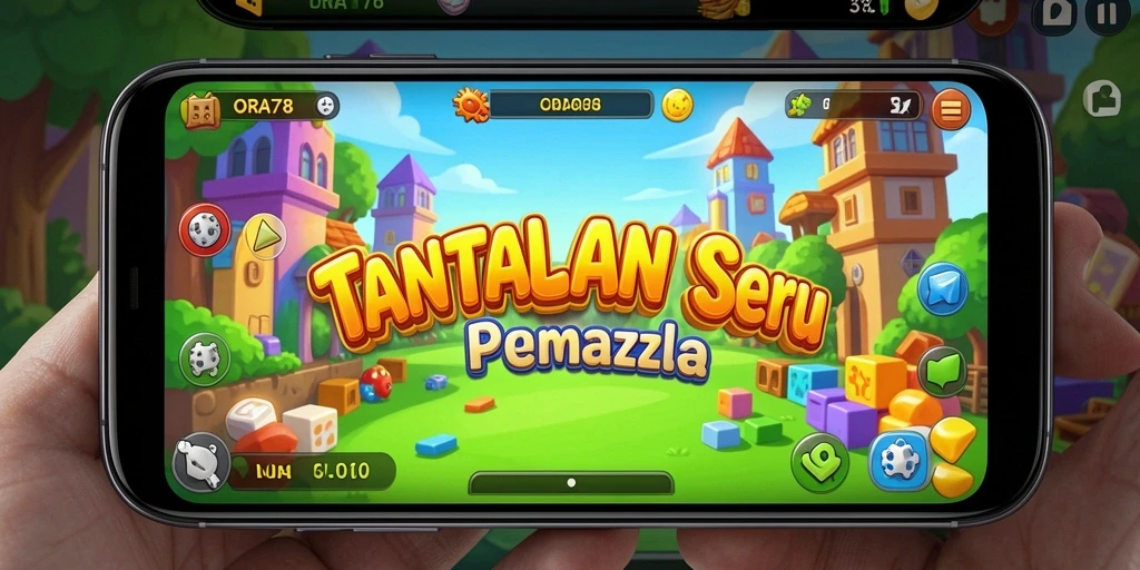 Gambaran gameplay seru dari ORA78 dengan tantangan Puzzle.