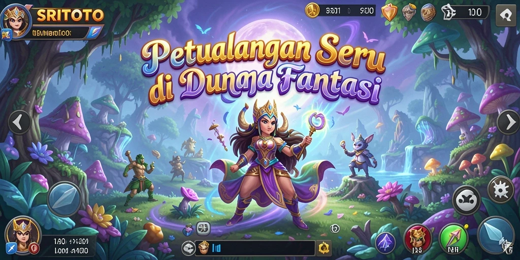 Screenshoot SRITOTO menampilkan gameplay petualangan yang mendebarkan.