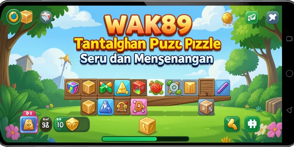 Gameplay menarik dari WAK89 dengan variasi teka-teki seru.